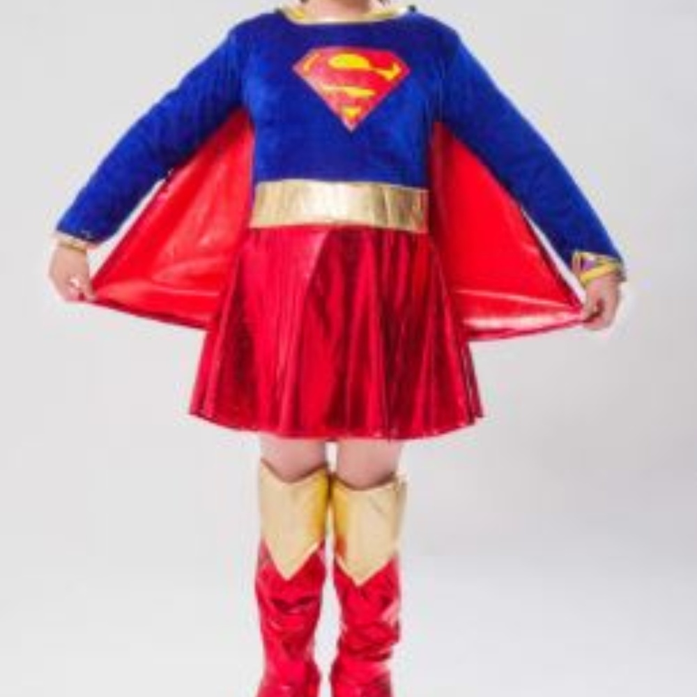 New Kids Super girl Costume 3-4 year S